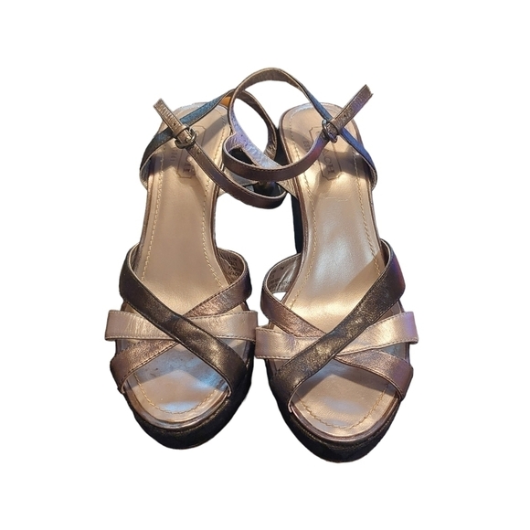 Coach Shoes - Coach Ladies Strappie Wedge Sandals